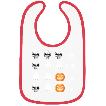 Discover Math Teacher Halloween Bibs