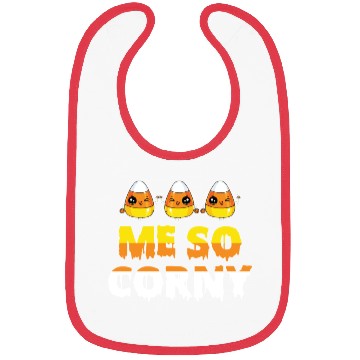 Discover Me So Corny Candy Corn Funny Halloween Bibs
