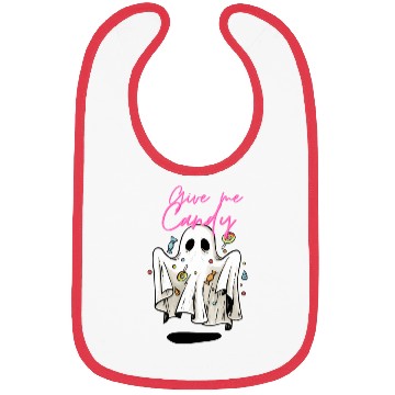 Discover Give me Candy ! Cute Ghost Bibs