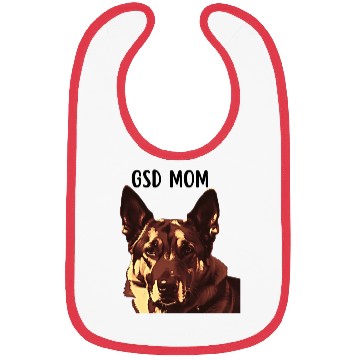 Discover GSD mom dog lovers graphic Bibs