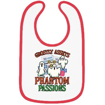 Discover Ghostly Assets Phantom Passions Scary Halloween Bibs