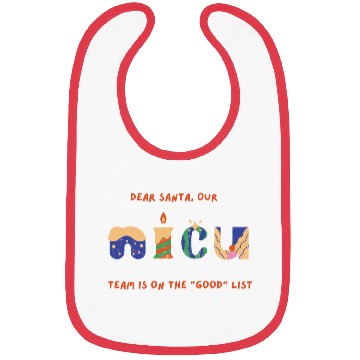 Discover Funny NICU Christmas design Bibs