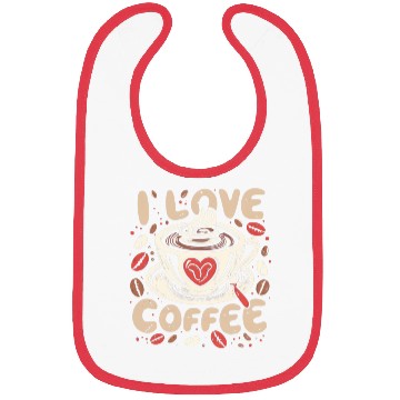Discover i love coffee Bibs