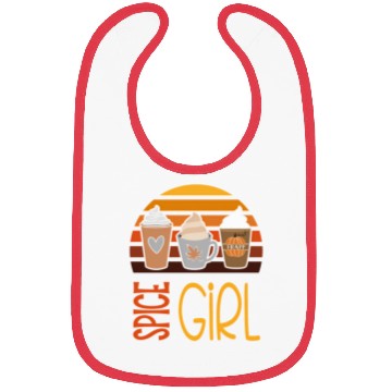 Discover Spice Pumpkin Latte Season Fall Autumn Bibs