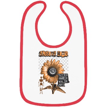 Discover Sun Flower Mind in Retro Design with Skeleton Bibs