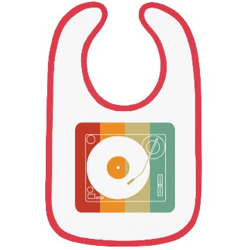 Discover Vinyl Record Player Bibs