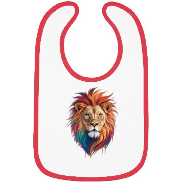 Discover Colorful Lion Head Bibs