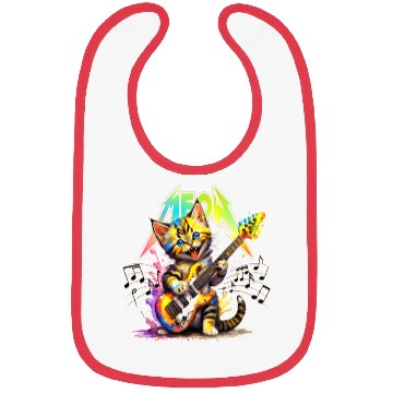 Discover Metal Meow Kitty - Rainbow Bibs