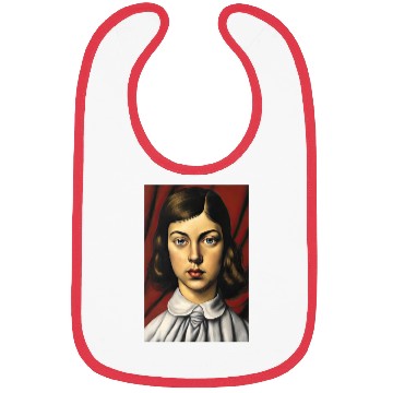 Discover Blue-eyed Woman Painting Bibs