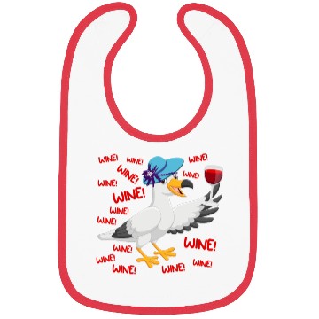 Discover Seagull Bibs Wine Lover North German Seagulls
