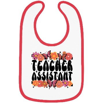 Discover Floral Teacher Assistant Bibs