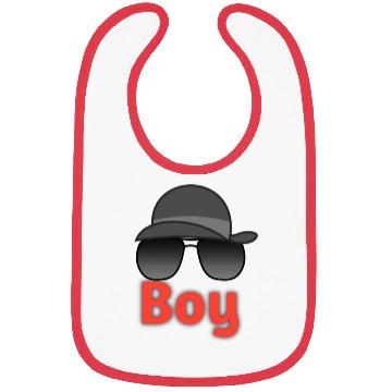 Discover Boy logo Bibs