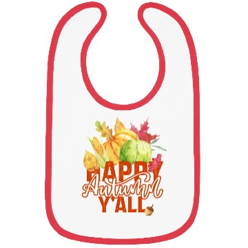 Discover Happy Autumn y'all Bibs