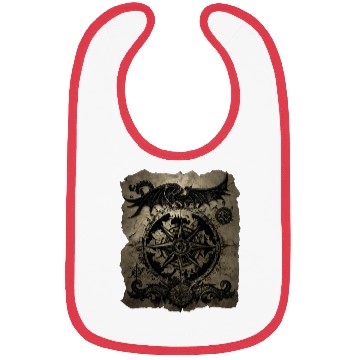Discover Blackbeard's Dragon Treasure Scroll Bibs