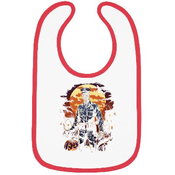 Discover Creepy Zombie Cop Undead Police Halloween Officer Bibs