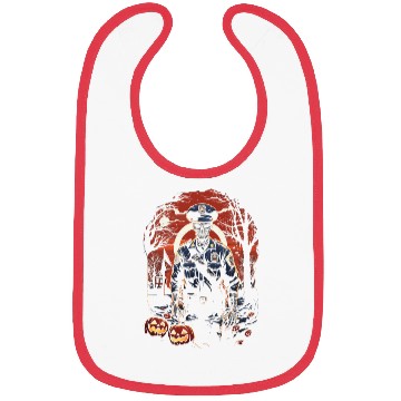 Discover Creepy Zombie Cop Undead Police Halloween Officer Bibs