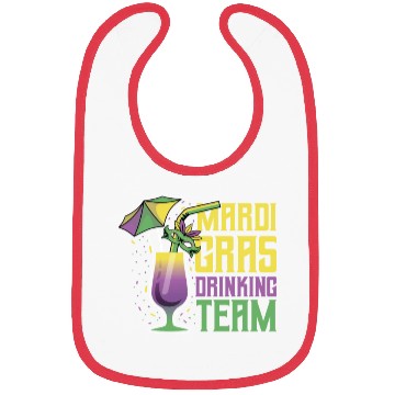Discover Mardi Gras Drinking Team Bibs