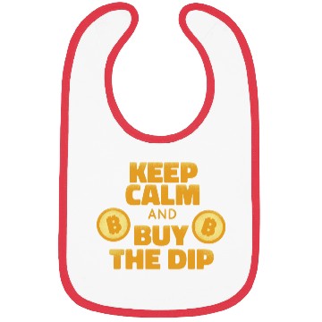 Discover Keep calm and buy the dip Bibs