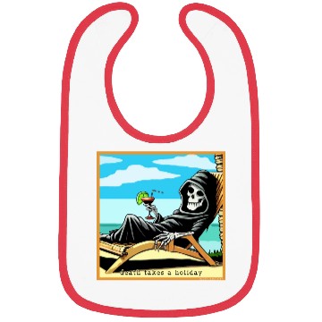 Discover Death Takes A Holiday Bibs