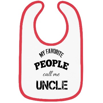 Discover Mens my favorite people call me uncle funny t-shir Bibs