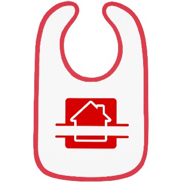 Discover Own text in House red image Bibs