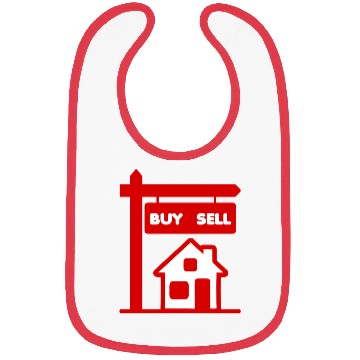 Discover Buy sell red logo broker Bibs