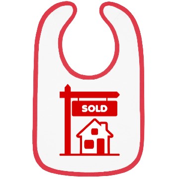 Discover Transparent red logo signboard with sold Bibs