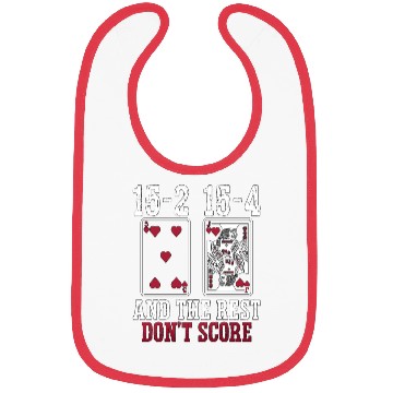 Discover Cribbage 15-2 15-4 And The Rest Loves Board Game Bibs