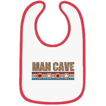 Discover Cribbage Man Cave Loves Board Game Tournament Bibs