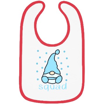 Discover Funny Gnomes with snow fall celebrate Bibs