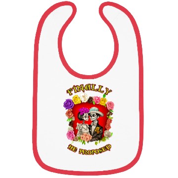 Discover day of the dead - valentines day Bibs