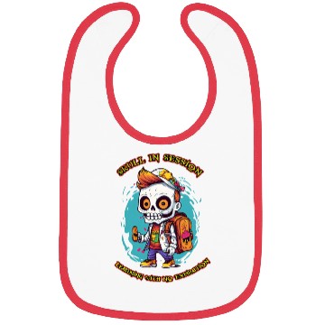 Discover day of the dead - back to school Bibs
