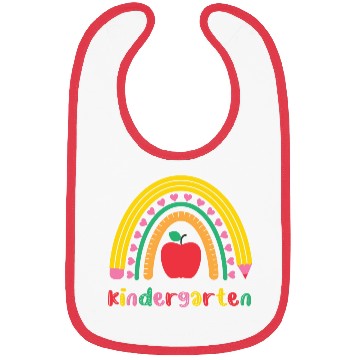 Discover Kindergarten Rainbow Girls Kids Teacher Team Bibs