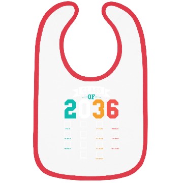 Discover Class Of 2036 Back To School Kindergartengrow with Bibs