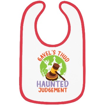 Discover Gavel's Thud Haunted Judgment Lawyer Halloween Bibs