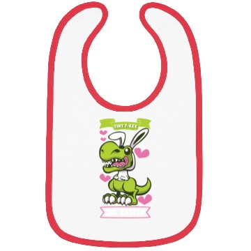 Discover Easter T-rex Dinosaur Easter Funny T-rex Easter Bibs