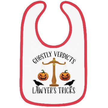 Discover Ghostly Verdicts Lawyer's Tricks Lawyer Halloween Bibs