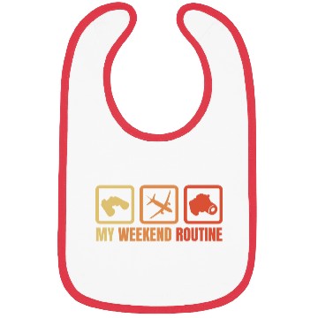 Discover My Weekend Routine Bibs