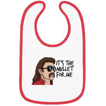 Discover It's The Mullet For Me Mullet Redneck Men's Mullet Bibs