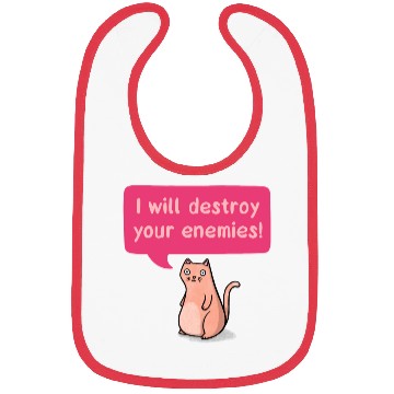 Discover Destroy Your Enemies Cat Bibs
