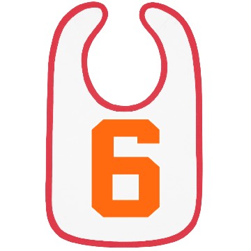 Discover Number 6 Sports Orange Bibs