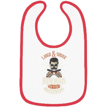 Discover Horror Barber Spooky Hairdresser Hairstylist Hair Bibs
