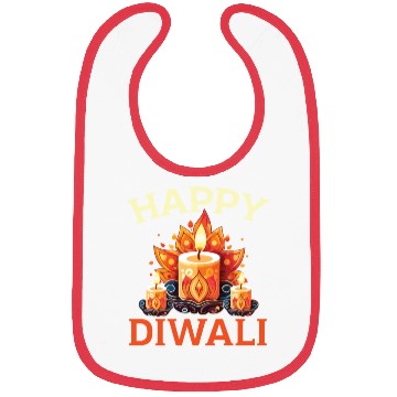 Discover Happy Diwali Diwali Festival Indian Hindu Hinduism Bibs