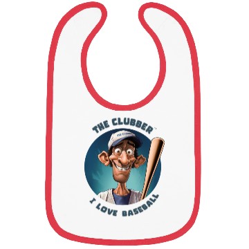 Discover The Clubber, Posing with His Baseball Bat Bibs