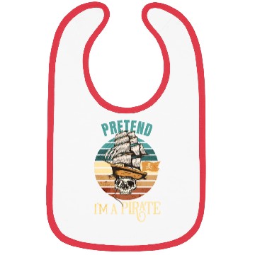 Discover Pretend Im A Pirate Funny Halloween Bibs