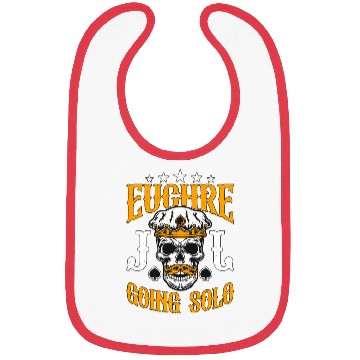 Discover Euchre Going Solo Board Game Loves Playing Cards Bibs