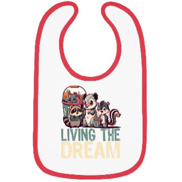 Discover Living The Dream - Cute Anime Kawaii Japanese Love Bibs