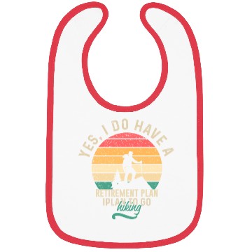 Discover I Plan To Go Hiking Bibs