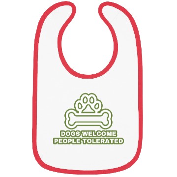 Discover Dogs welcome people tolerated Bibs