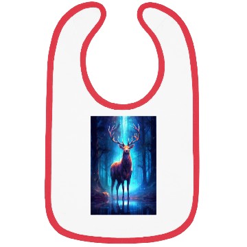 Discover Deer In The Forest Mysterious Bibs